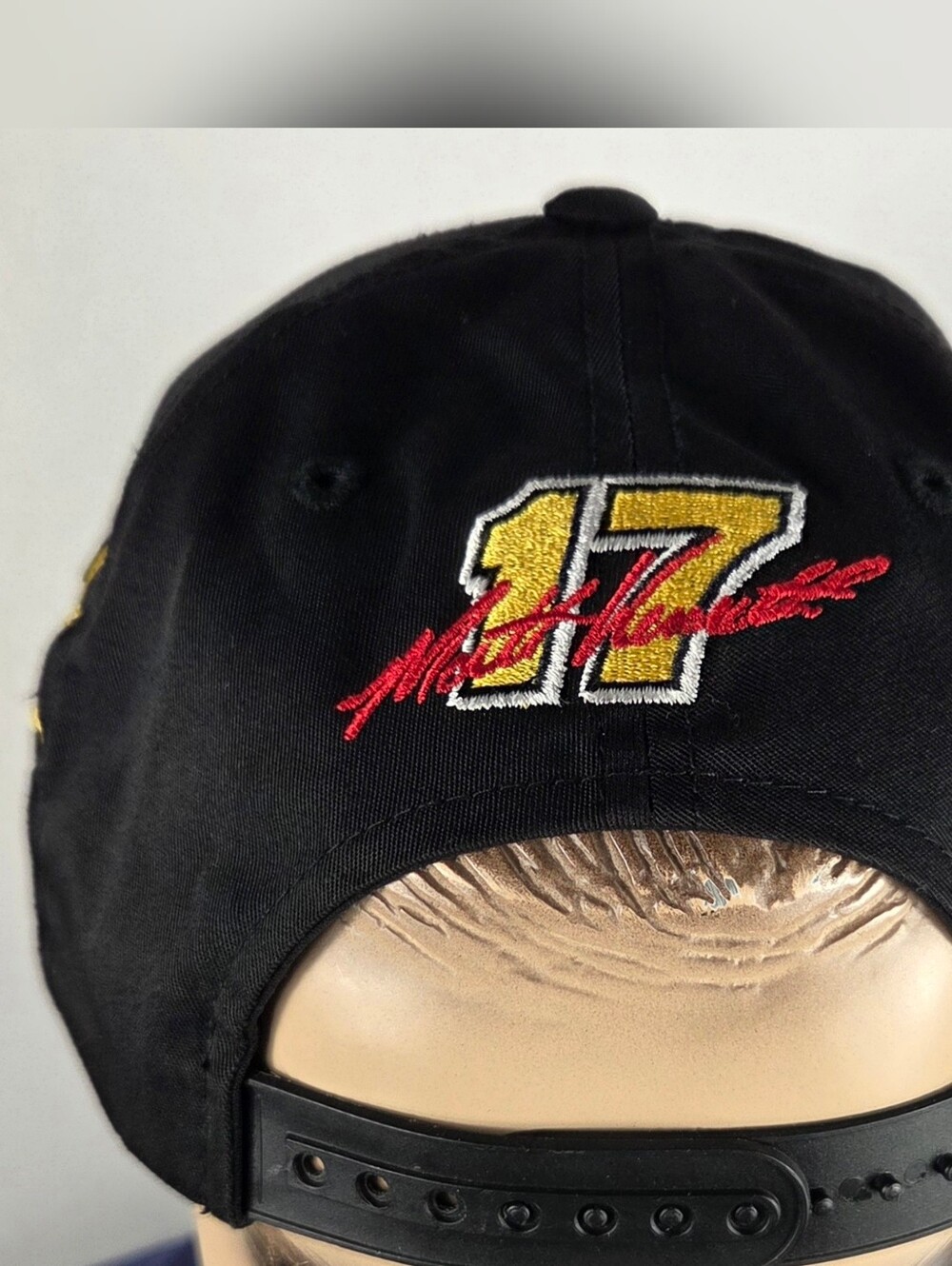 Dewalt Roush Racing Kenseth Nascar Black Snapback Hat Vintage Cap Adjustable Red - Picture 6 of 8